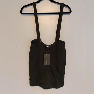 Black skirt with straps